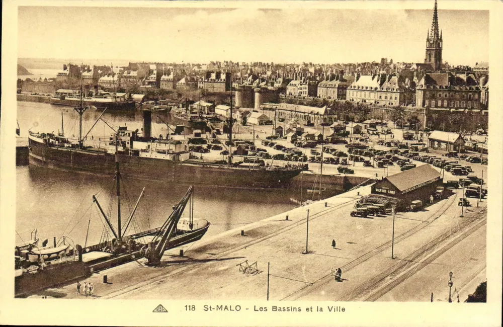 St-Malo — Die Bassins und die Stadt — Verlag ABE, n° 118 - Vorderseite