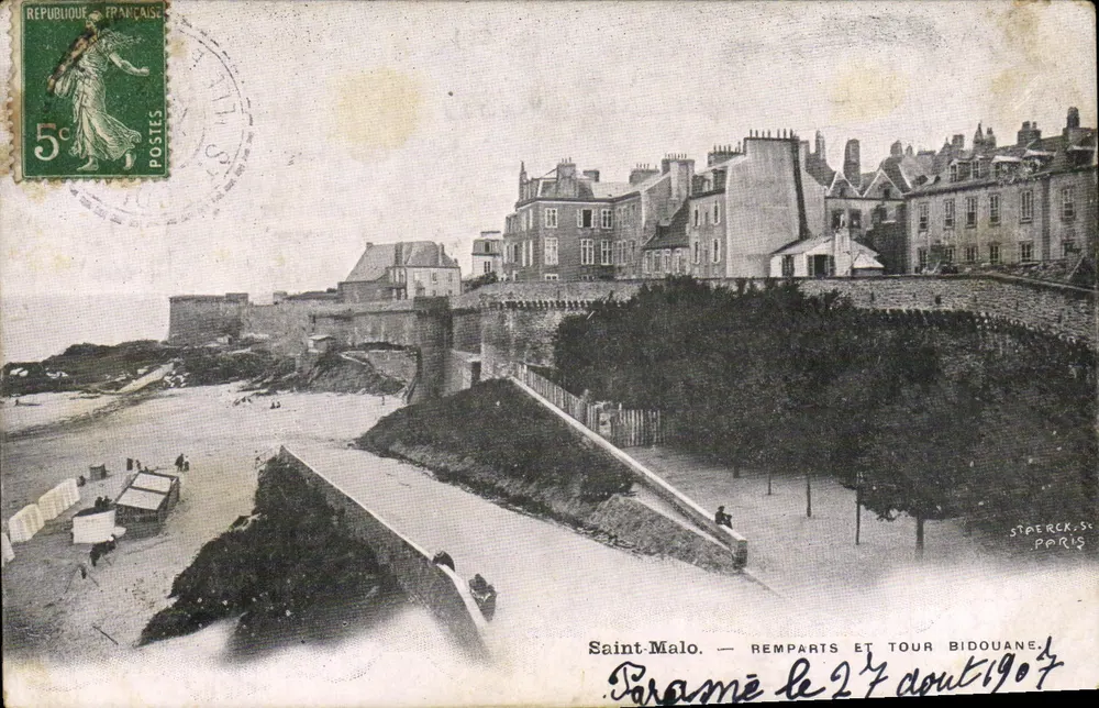 Saint-Malo — Mauern und Turm Bidouane — Staerck, Paris - Vorderseite