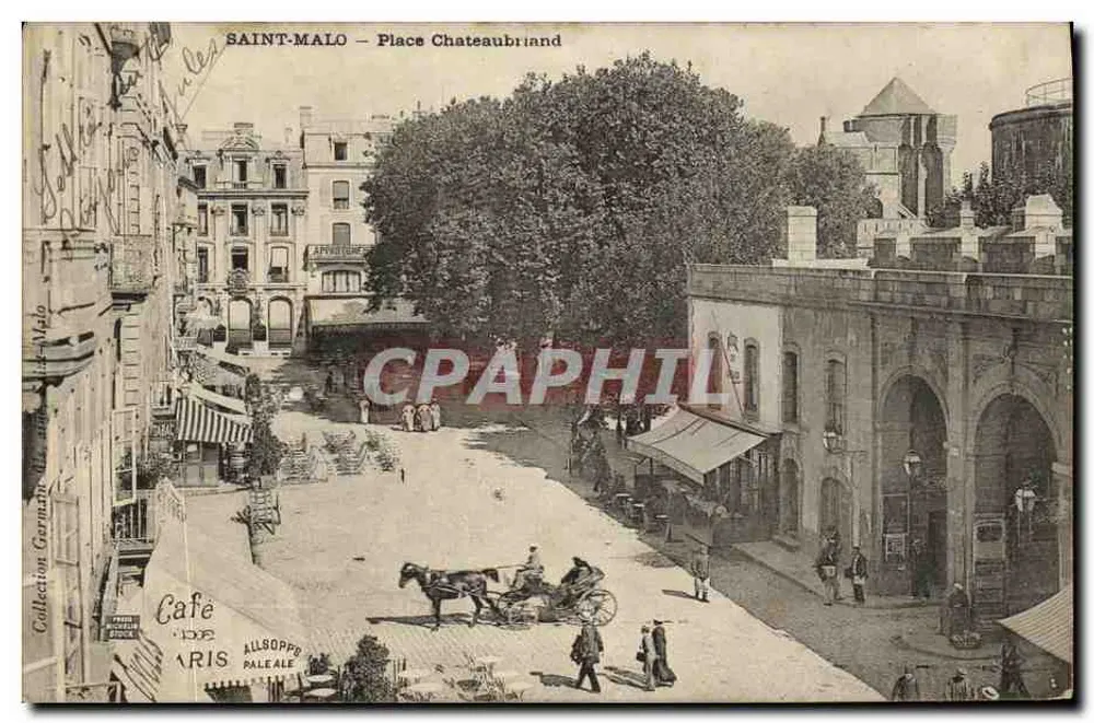 Saint-Malo — Place Chateaubriand — editor Allsopp & Palleale, n° 35 - Frente