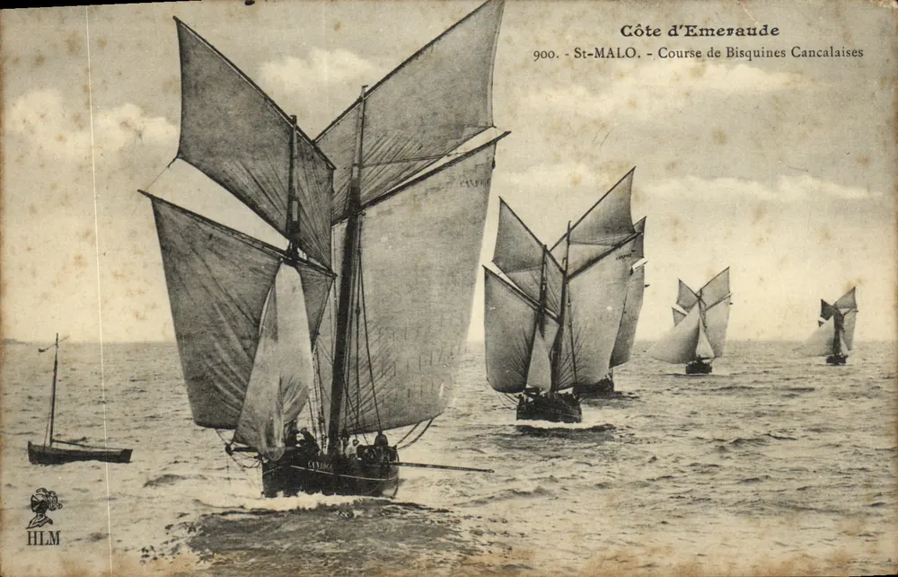 Côte d'Emeraude — Course de Bisquines Cancalaises à St-Malo — Verlag HLM - Vorderseite