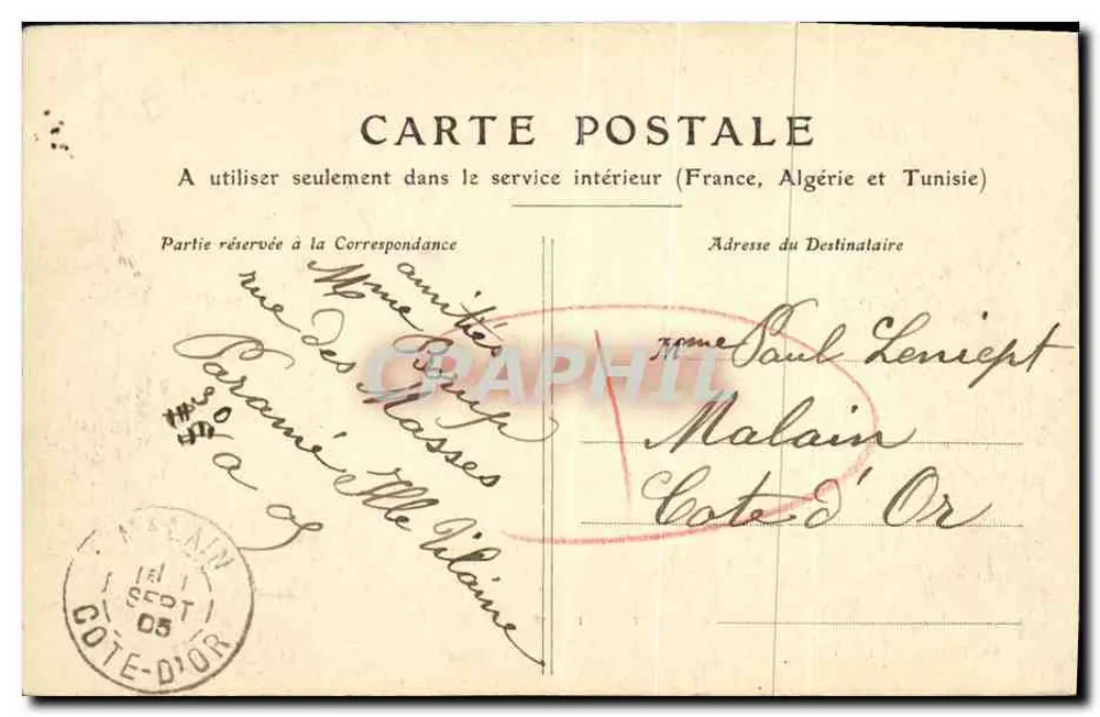 Saint-Malo — Die Mauern (Ostseite) — Collection H. L. M. - Rückseite