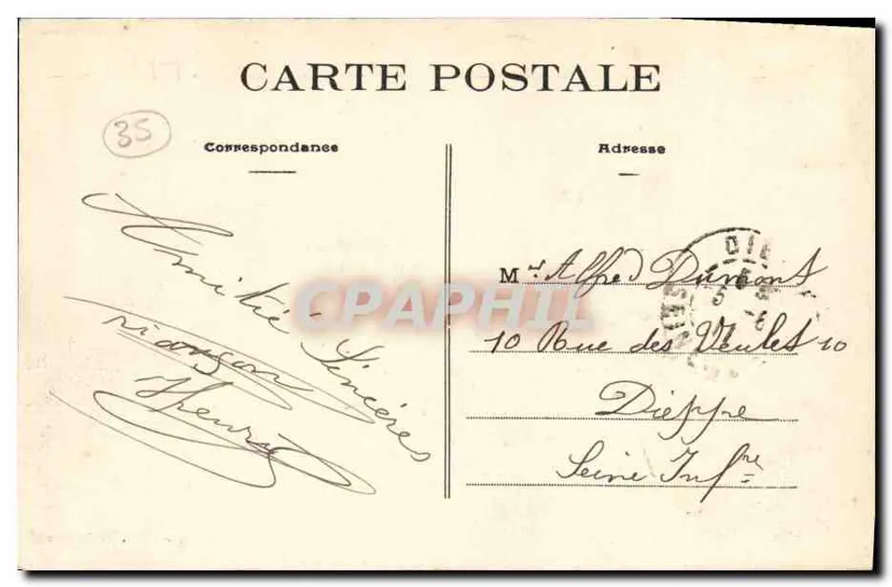 La Côte d'Émeraude - St-Malo (I.-et-V.) - La Caserne du 47e de Ligne - Rückseite