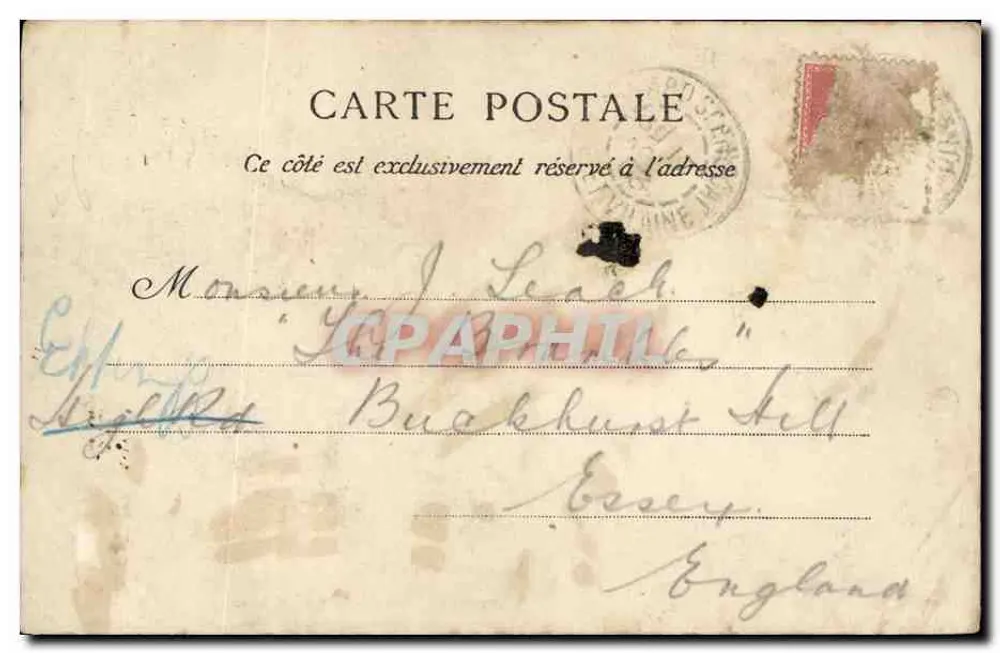Saint-Malo — La Grande Rue — G. F. (editor) - Verso