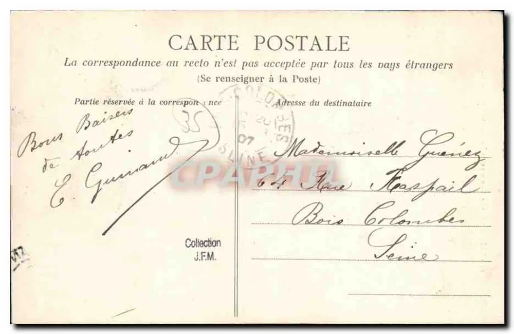 Saint-Malo - A estátua de Jacques Cartier - A. C. (editor) - Verso