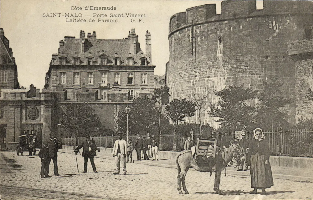 Saint-Malo — Tor Saint-Vincent — G.F. - Vorderseite