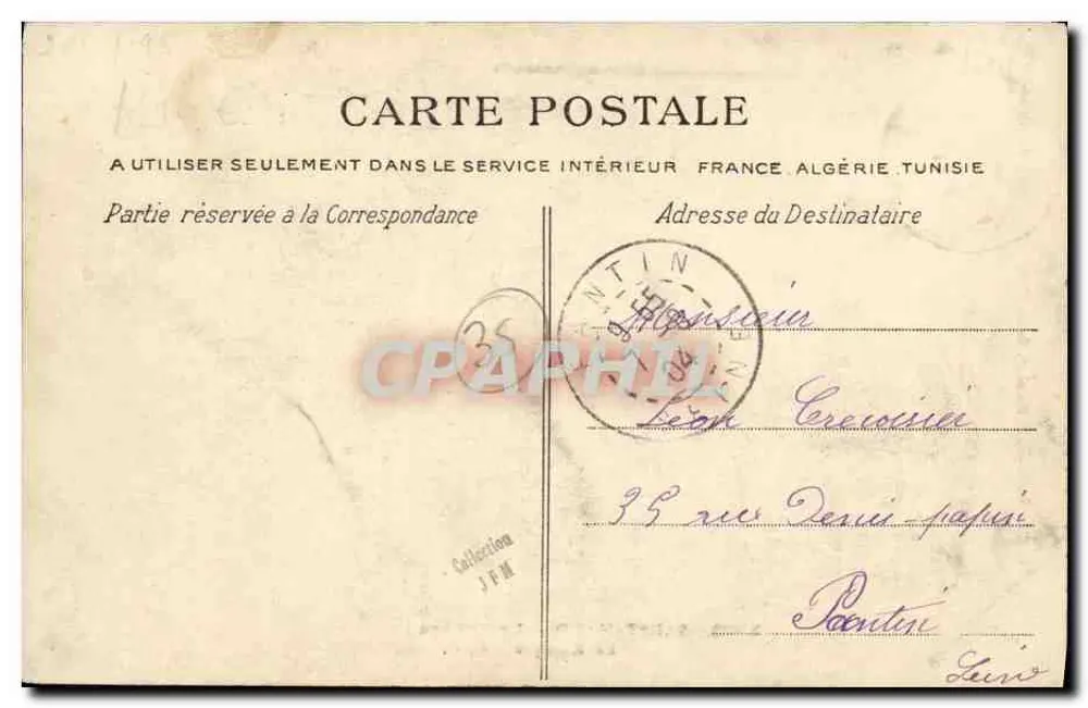 Saint-Malo — O Castelo — O Riosque — G.F. - Verso