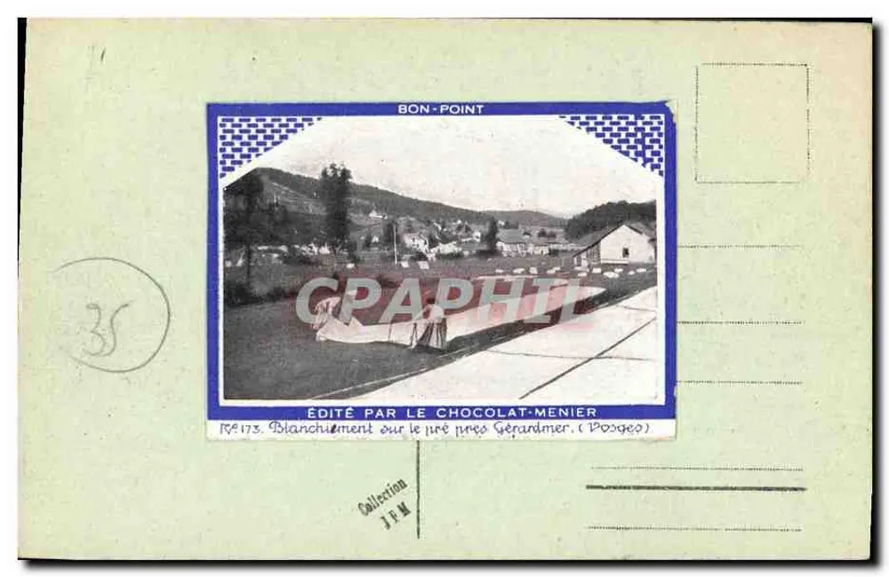 Saint-Malo - Die Promenade auf den Mauern — G. F. — Guérin-Edition, St-Malo (Buchstabe V) - Rückseite