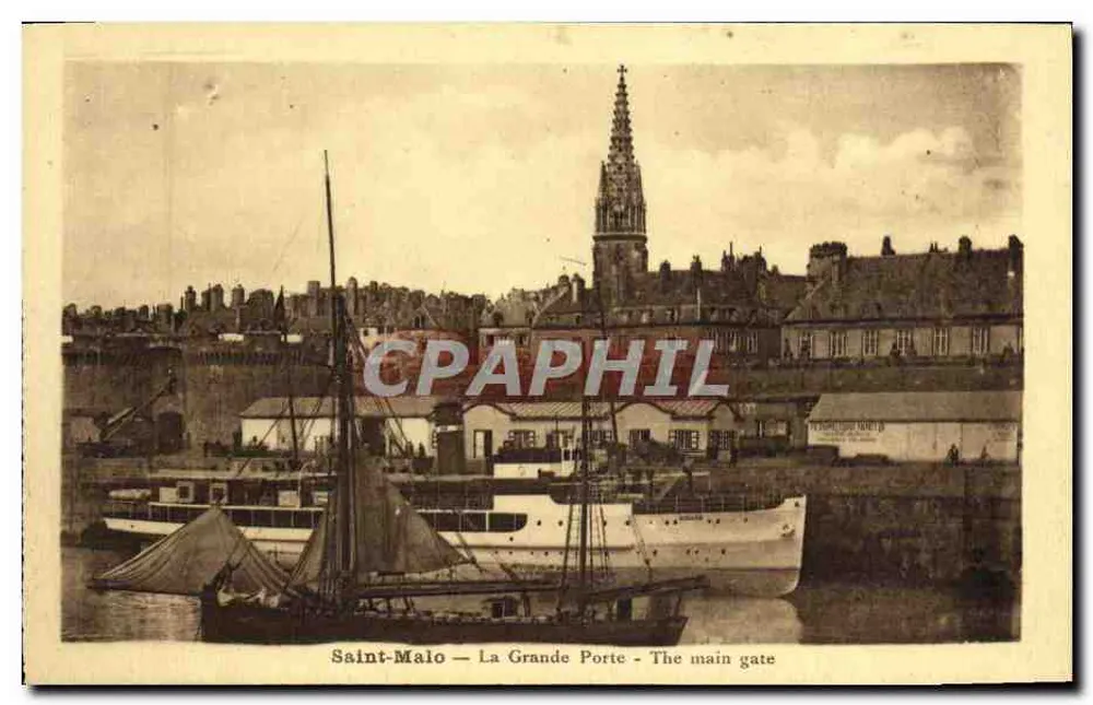 Saint-Malo — Die Große Pforte — Die Haupteinfahrt — ARGRA Toulouse - Vorderseite
