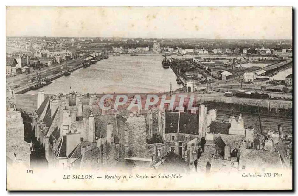 Le Sillon — Rocabey und der Bassin von Saint-Malo — Collections ND Phot, n° 107 - Vorderseite