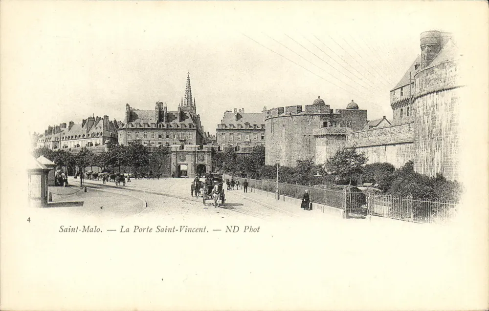 Saint-Malo — A Porta Saint-Vincent — ND Phot - Frente