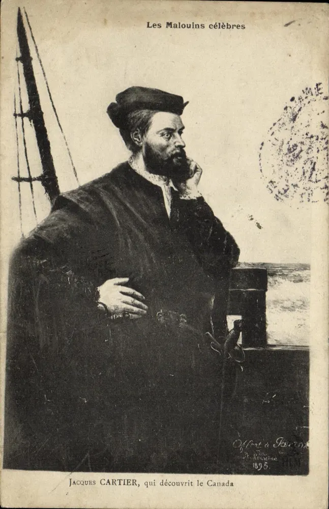 Jacques Cartier — Entdecker Kanadas — Berühmte Malouins — Verlag A. Rousseine, n° 110 - Vorderseite