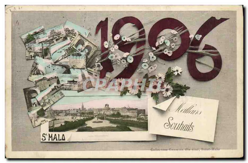 Saint-Malo — Coleção Gouwain-teatro, 1906 — editor desconhecido - Frente