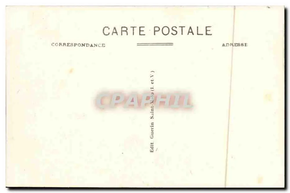 St-Malo - A Praia de Bon-Secours — Costa de Émeraude — G.F. n°4837 - Verso