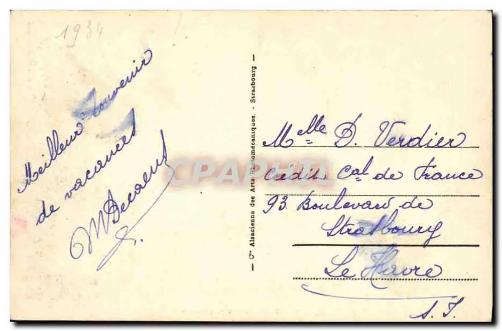 St-Malo — Vista geral — editor ARB, n° 141 - Verso