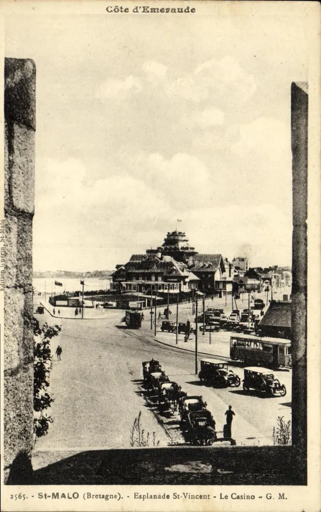 St-Malo (Bretagne) - Esplanade St-Vincent - Das Casino - G. M. - Crugnol St-Malo Edition - Vorderseite