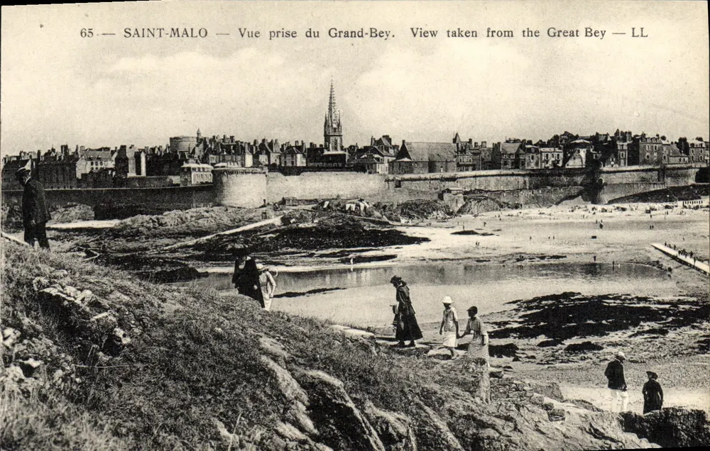 SAINT-MALO — Ansicht vom Grand-Bey — LL - Vorderseite