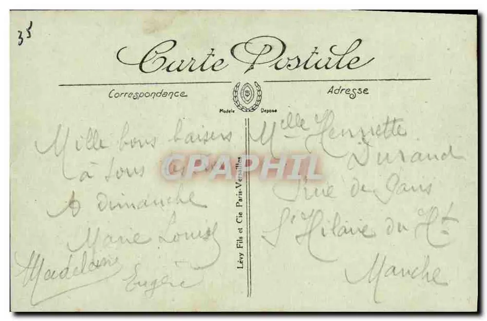 Saint-Malo — Le Môle — LL - Verso
