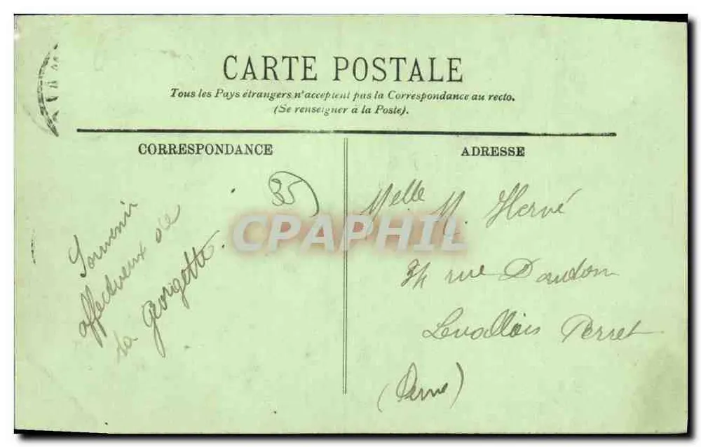 Saint-Malo — A Grande Rua — LL. — Editor LL. n° 116 - Verso