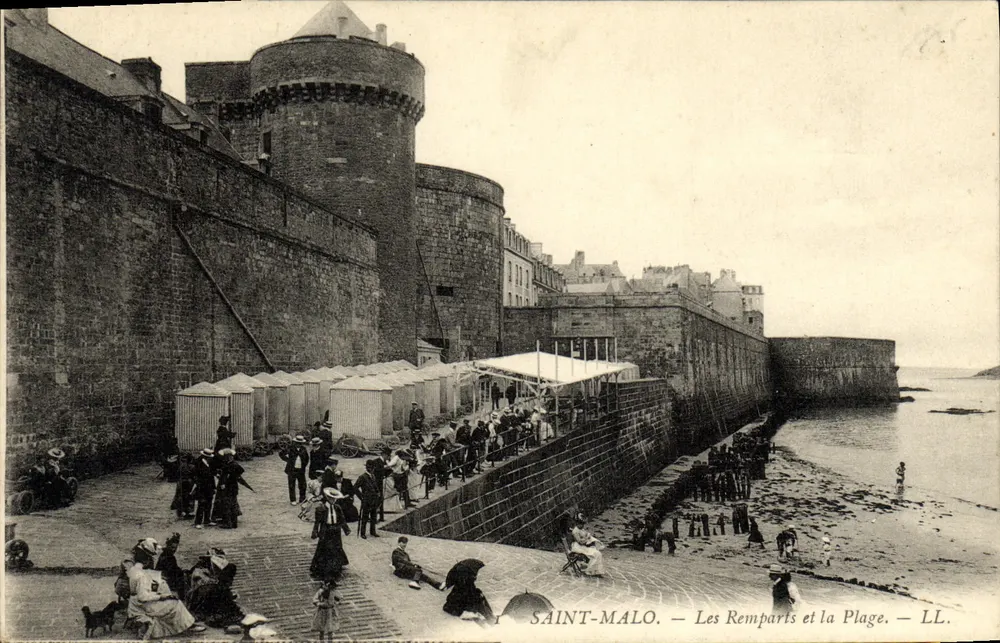 Saint-Malo — Die Mauern und der Strand — LL - Vorderseite