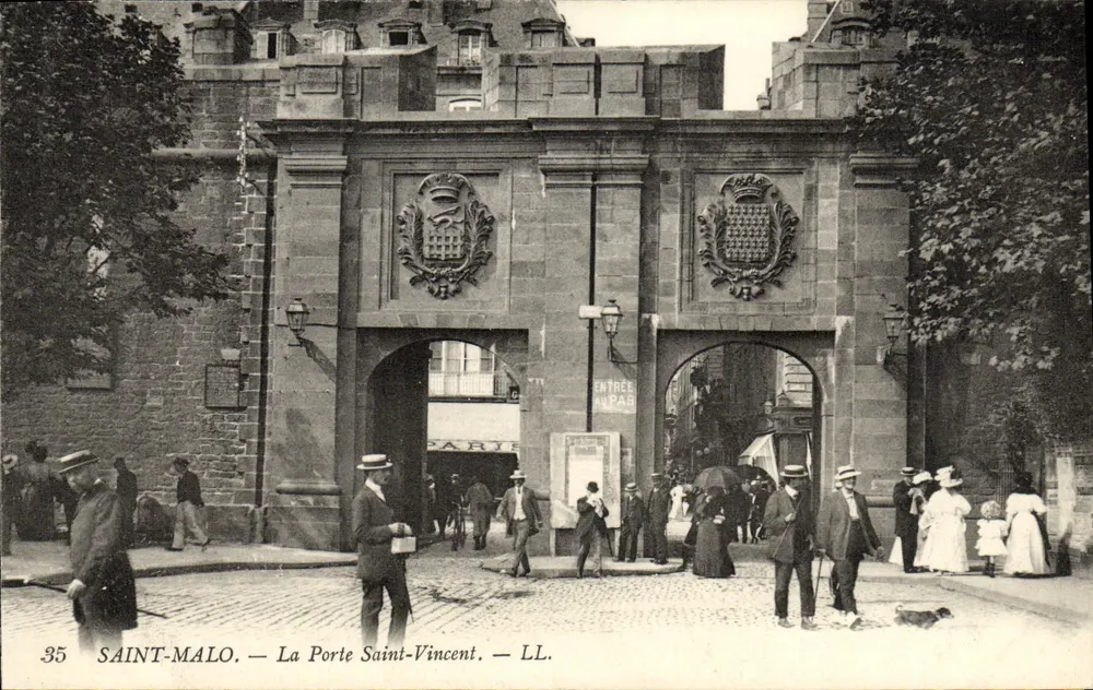 Saint-Malo — A Porta Saint-Vincent — LL. — n°35 - Frente