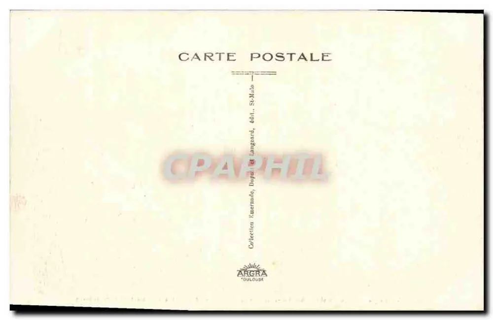 Saint-Malo — Die Mole — In der Ferne, die Viscountie - Rückseite