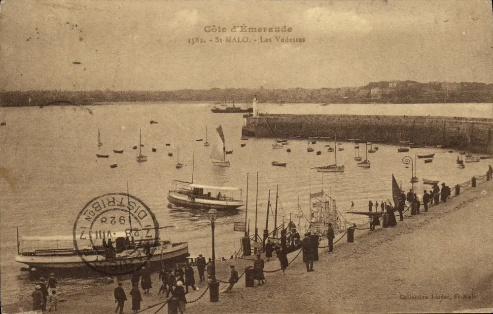 Costa de Émeraude — St-Malo — Les Vadelettes — Coleção Larden, St-Malo - Frente