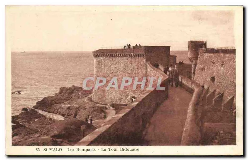 St-Malo — Die Mauern — Die Bidouane-Turm — Verlag Au Kludavec, St-Malo - Vorderseite