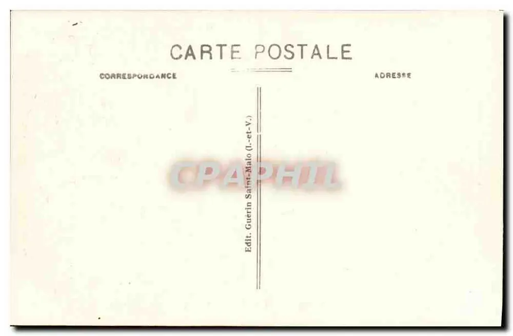 Saint-Malo - A Catedral - G F. - n°2987 - Verso