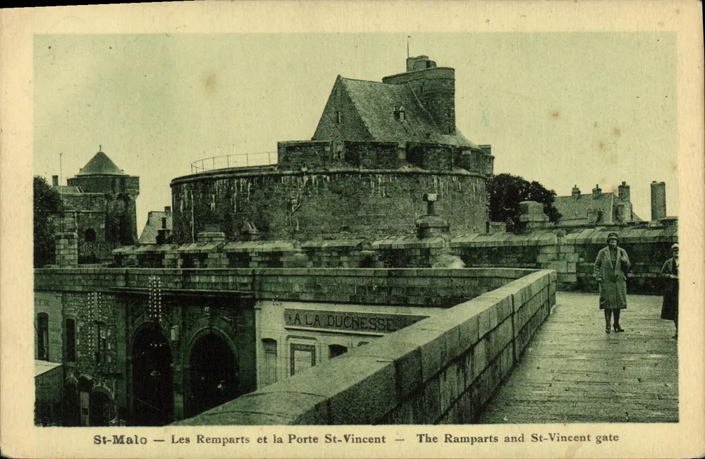 St-Malo — Die Mauern und das Tor St-Vincent — Sammlung Emersaude, St-Malo, Verlag Languard - Vorderseite
