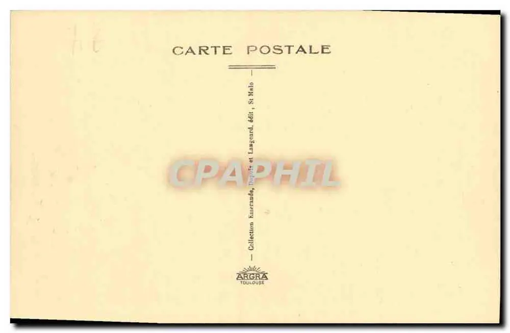 St-Malo — Das Nationale Fort und die Homard-Parcs — Verlag Dupuis et Langeard - Rückseite