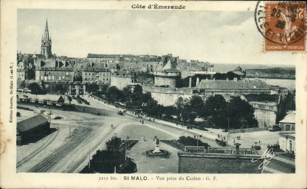St Malo - Côte d'Émeraude - Ansicht vom Casino - G. F. - Vorderseite