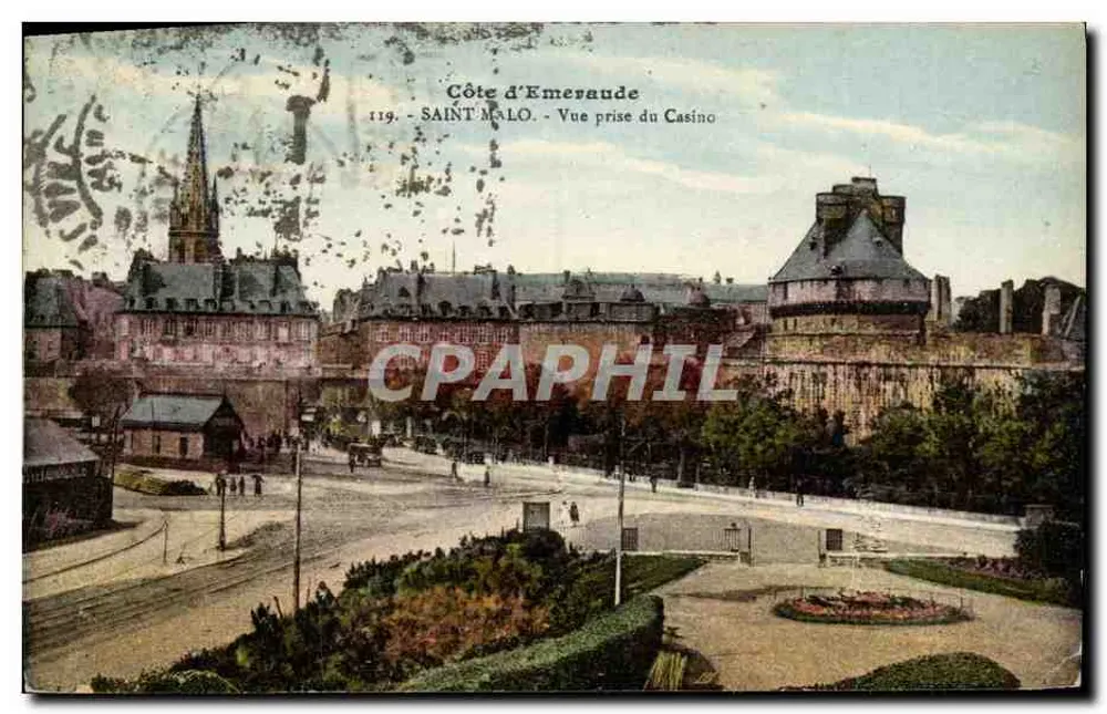 Saint-Malo - Ansicht vom Casino — Côte d'Émeraude, n°119 - Vorderseite