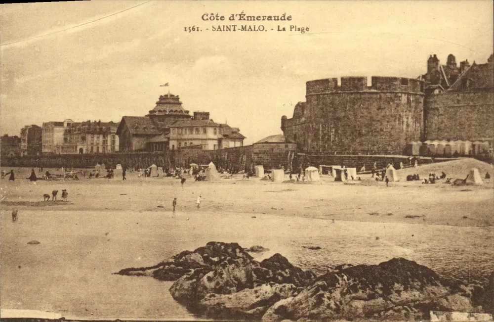Costa de Émeraude — Saint-Malo — A Praia - Frente