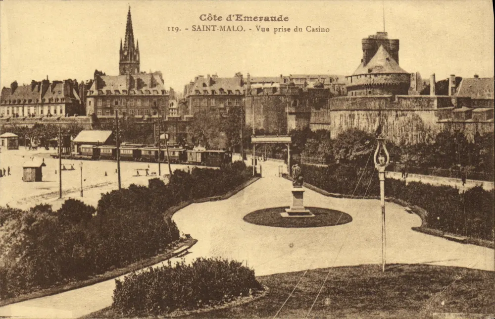 Côte d'Émeraude — Ansicht vom Casino — Saint-Malo - Vorderseite