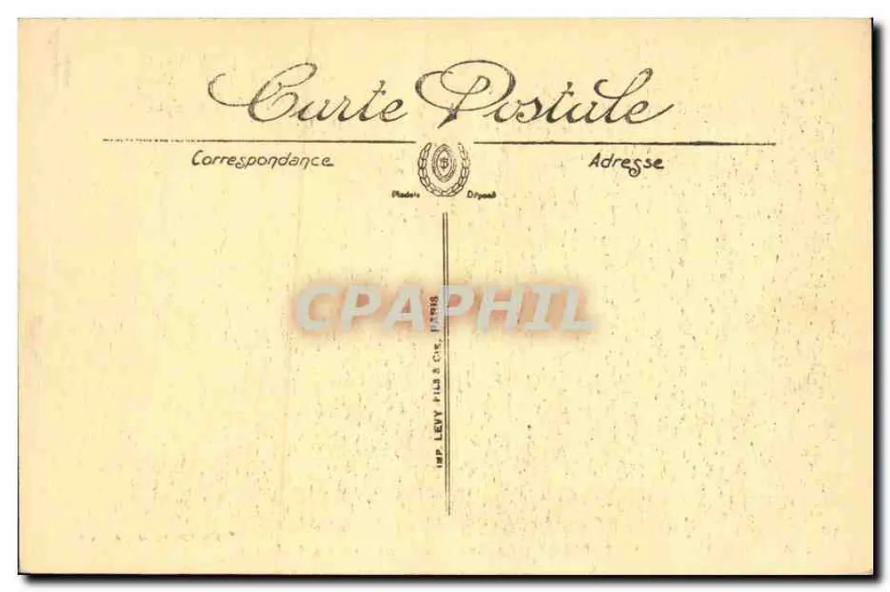 Saint-Malo — Die Große Strandpromenade und das Schloss — Librairie de la Paroisse LL n°116 - Rückseite