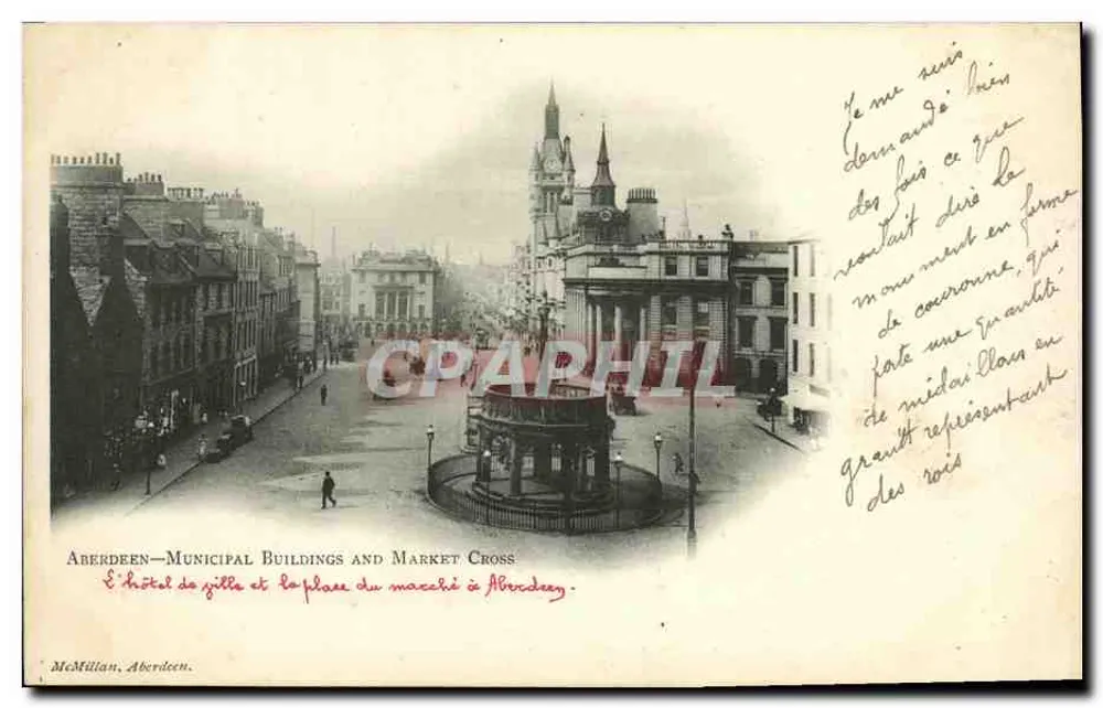 Aberdeen—Städtische Gebäude und Markt Kreuz — McMillan, Aberdeen - Vorderseite