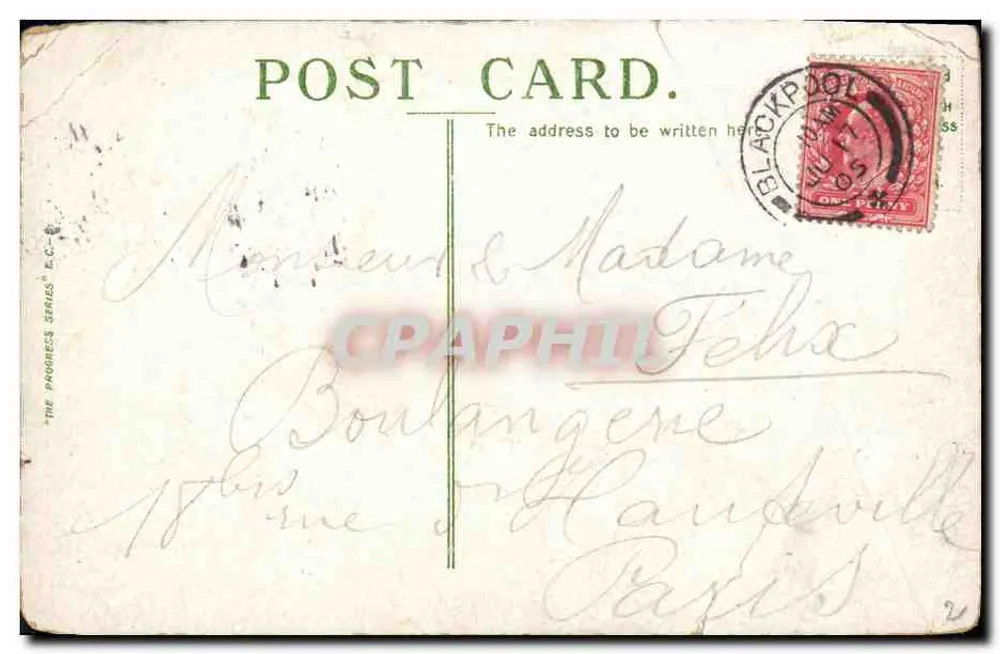 Falbot Square und Eingang zum North Pier, Blackpool — The Progress Series, Blackpool - Rückseite