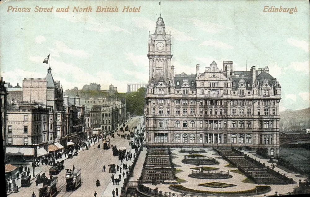Princes Street and North British Hotel — Edinburgh — M. Wane & Co. Éditeur - Vorderseite