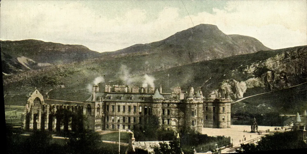 Palace-Hill — Calton Hill, Edward VII — Fotograf A. Inglis - Vorderseite