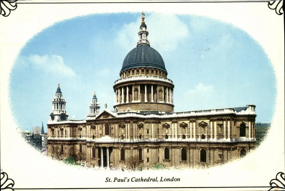 Catedral de São Paulo, Londres — Photo International Limited, n° IE 9921 - Frente