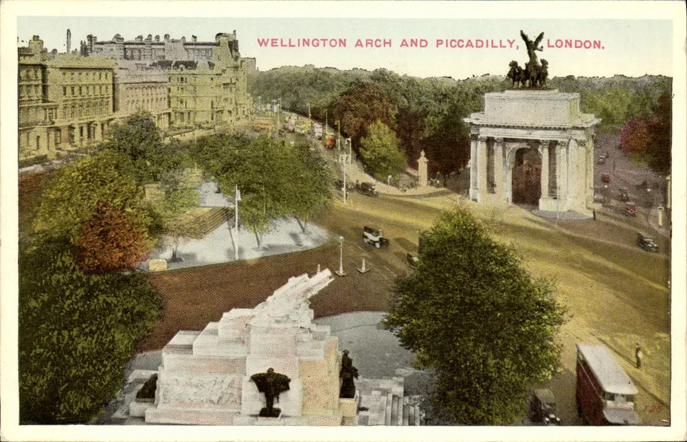 Wellington Arch und Piccadilly, London — Britische Produktion - Vorderseite
