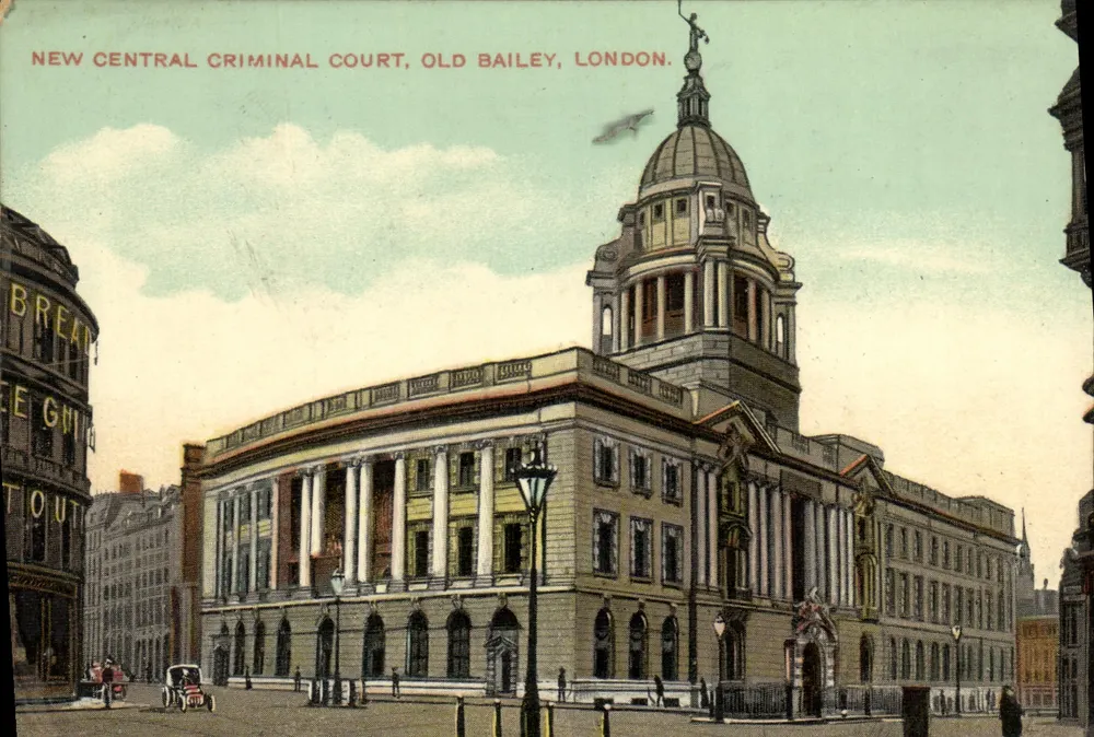 New Central Criminal Court, Old Bailey, London — The Star Series — G.D.&D., London - Vorderseite