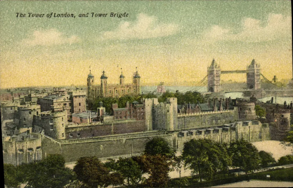 Die Tower of London, und Tower Bridge — The Regent Series - Vorderseite