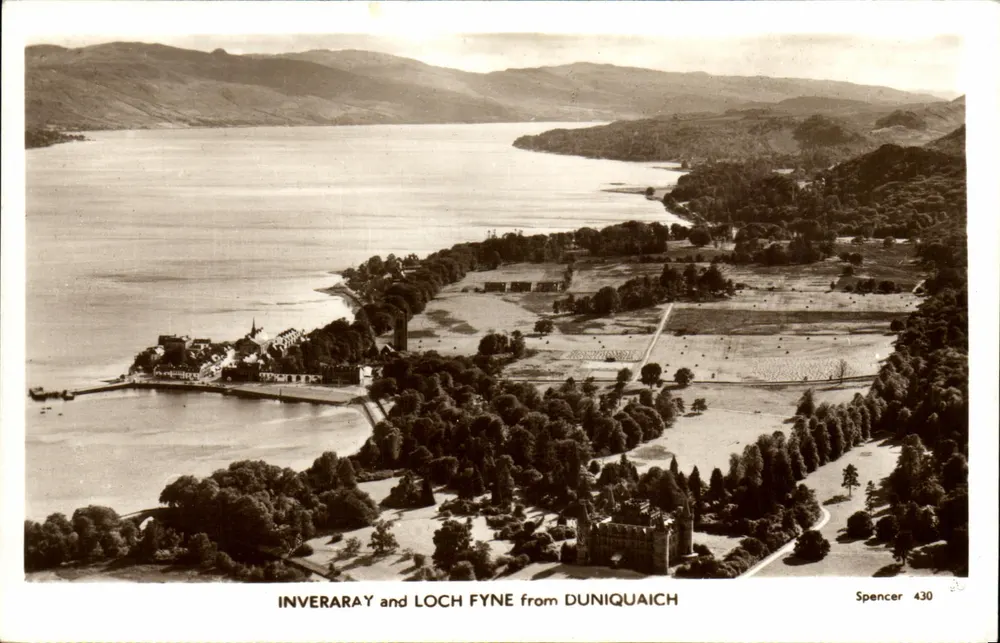 Inveraray und Loch Fyne von Duniquaich aus gesehen — Spencer 430 - Vorderseite