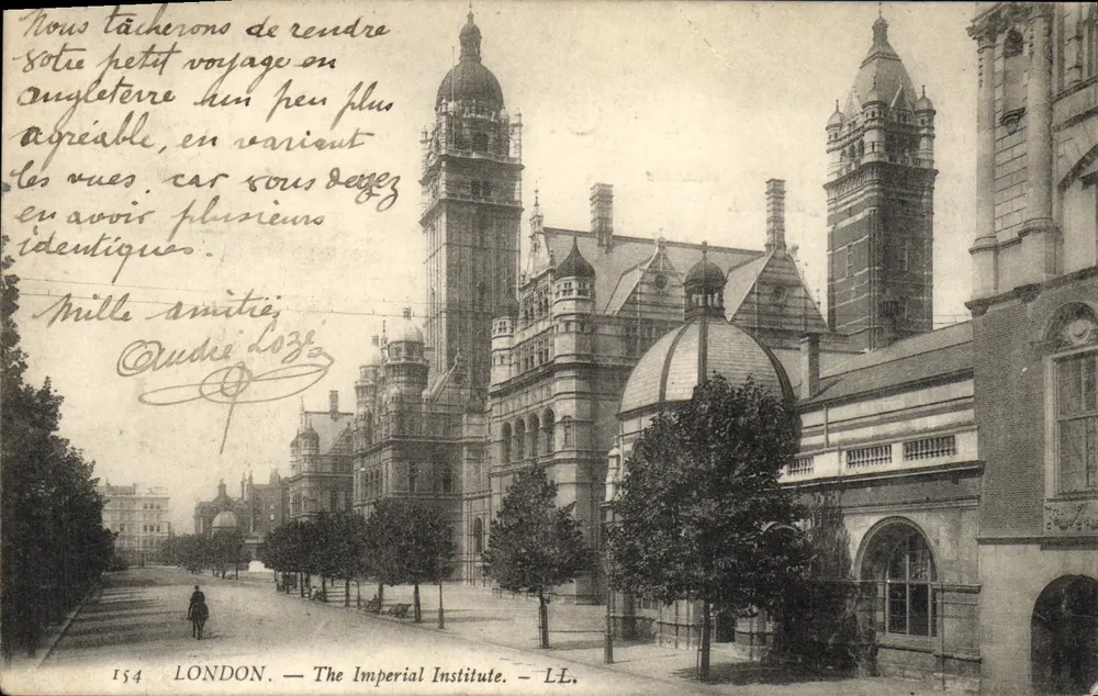 LONDRES — The Imperial Institute — LL. — N° 154 - Frente