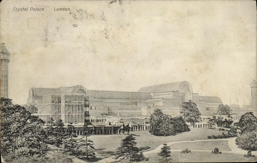 Crystal Palace — Londres — editor desconhecido, número de série não visível - Frente