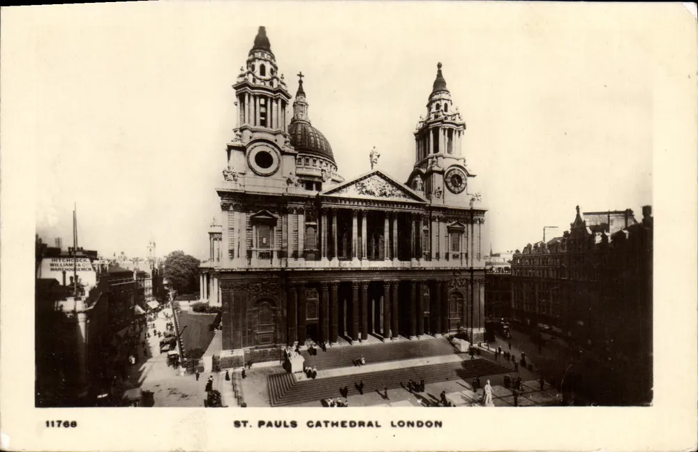 Catedral de San Pablo en Londres — Hitchcock & William & Co. — n° 11768 - Anverso