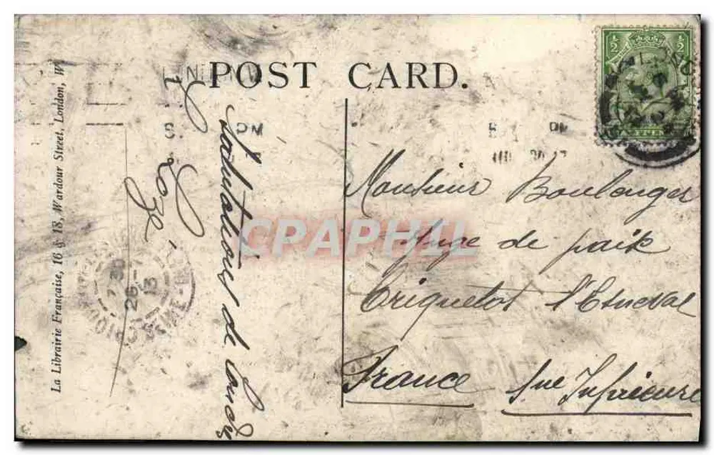 LONDON — Regent Street — LL. — Éditeur : LL. — N° 115 - Verso