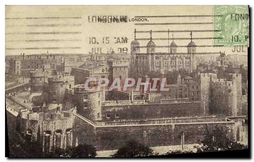 Torre de Londres — vista panorâmica — The Auto-Photo Series - Frente