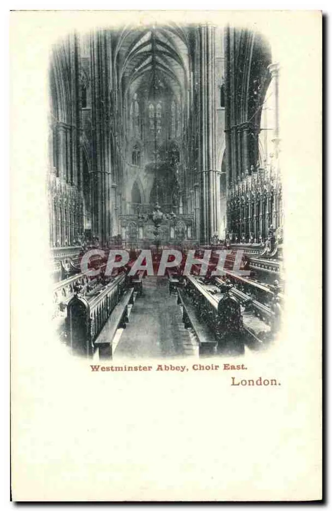 Westminster Abbey, Ostchoir — London — Verleger nicht sichtbar - Vorderseite